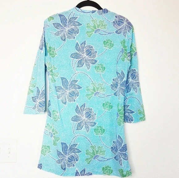J. MCLAUGHLIN Floral Print Tunic Top S. - Picture 2 of 6